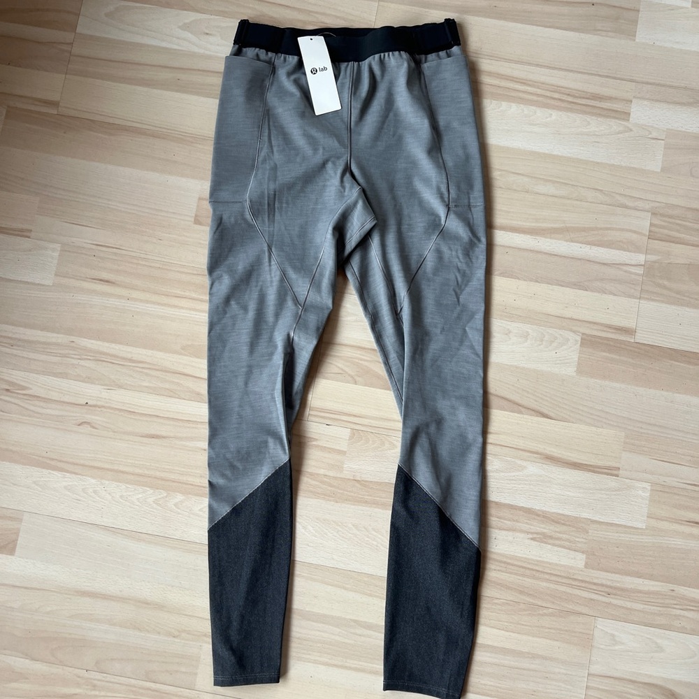 Womens Gray and Black base layer tight. New with tags